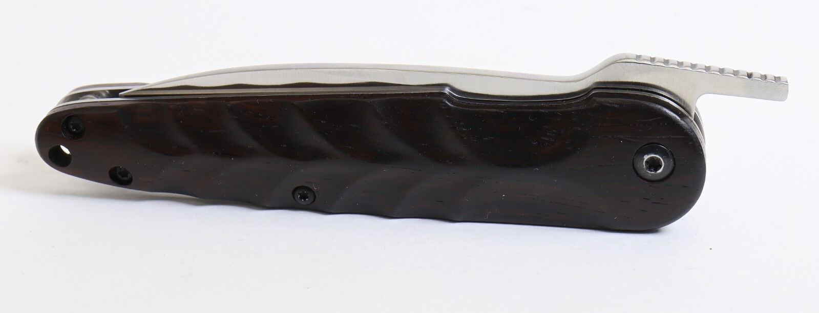 Hikari Japan Higo Flipper Liner Lock AUS8 SS Cocobolo Wood Handle Pocket Knife