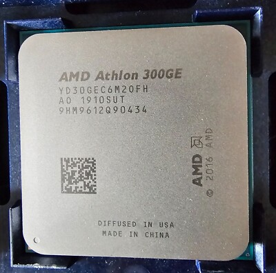 AMD Athlon  300GE 3.4 GHz Dual-Core 5MB 35W Socket AM4 Processor YD30GEC6M2OFH