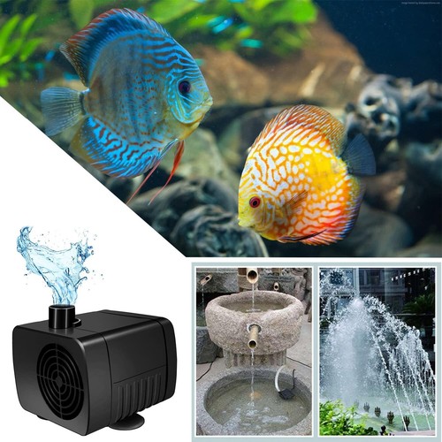 LED Teichpumpe Springbrunnen Wasserspielpumpe Elektrisch Beleuchtung Teiche Pump - Bild 9 von 21