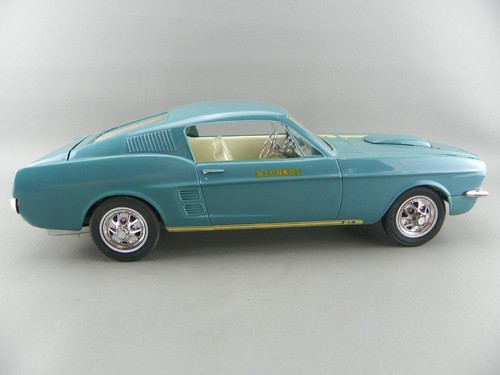Vintage Wen-Mac AMF 1967 Ford Mustang GT Fastback 2+2 16" Model w/ Original Box - Picture 10 of 24