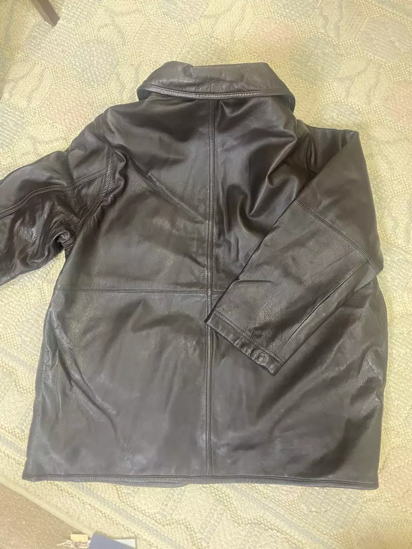 Rare /Hai Sporting Gear ISSEY MIYAKE Leather Jacket Mens
