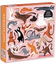 Jigsaw Puzzle "Namaste Cats By Galison, 500 Pieces MINT CONDITION