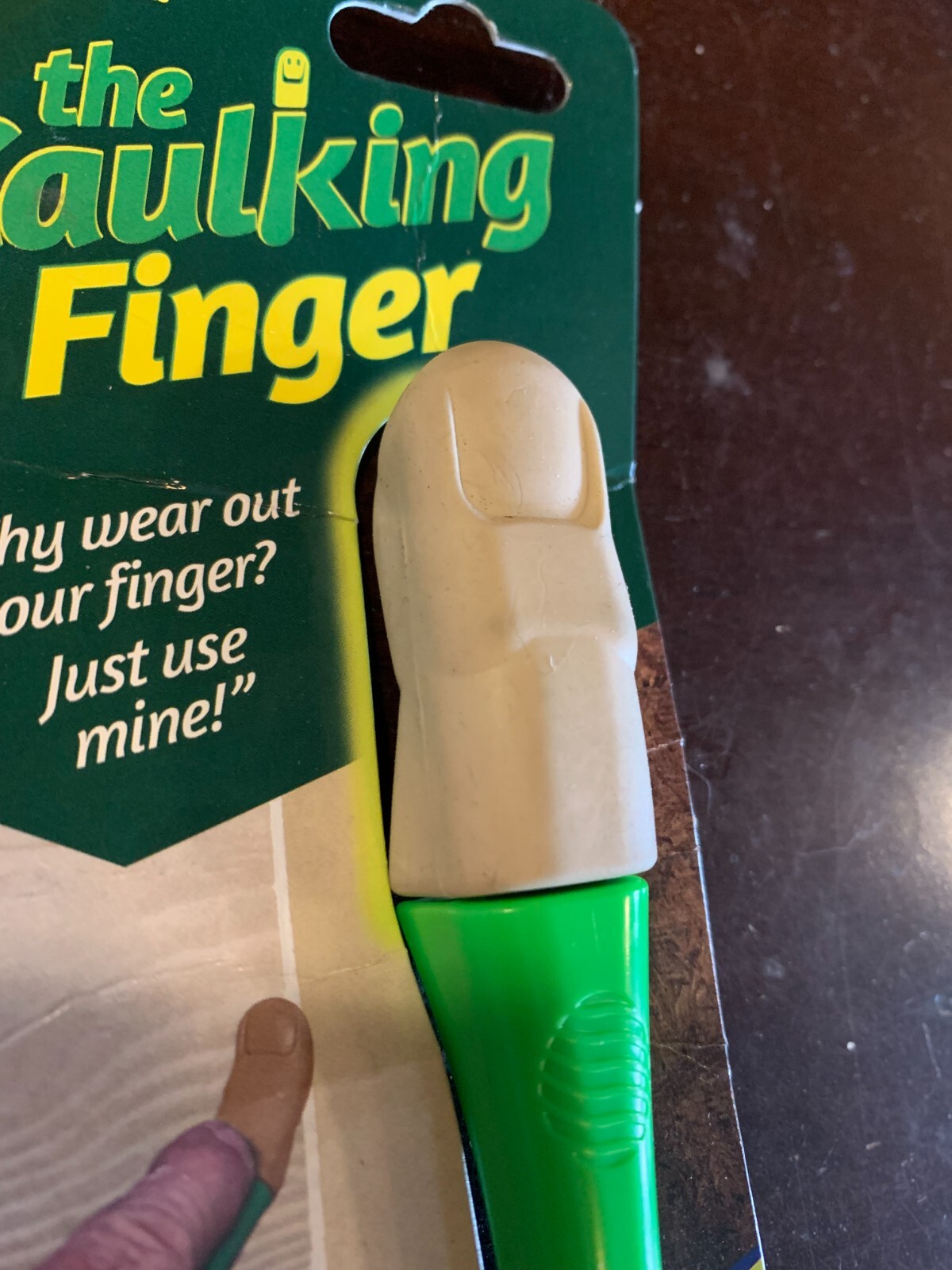 The Caulking Finger Caulk Finishing and Smoothing Tool NEW! comfort