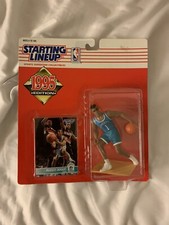 1995 MUGGSY BOGUES Charlotte Hornets NM+ Rookie #1 sole Starting Lineup