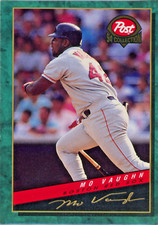 Mo Vaughn 1994 Post Collection Card #8 Boston Red Sox Free Shipping