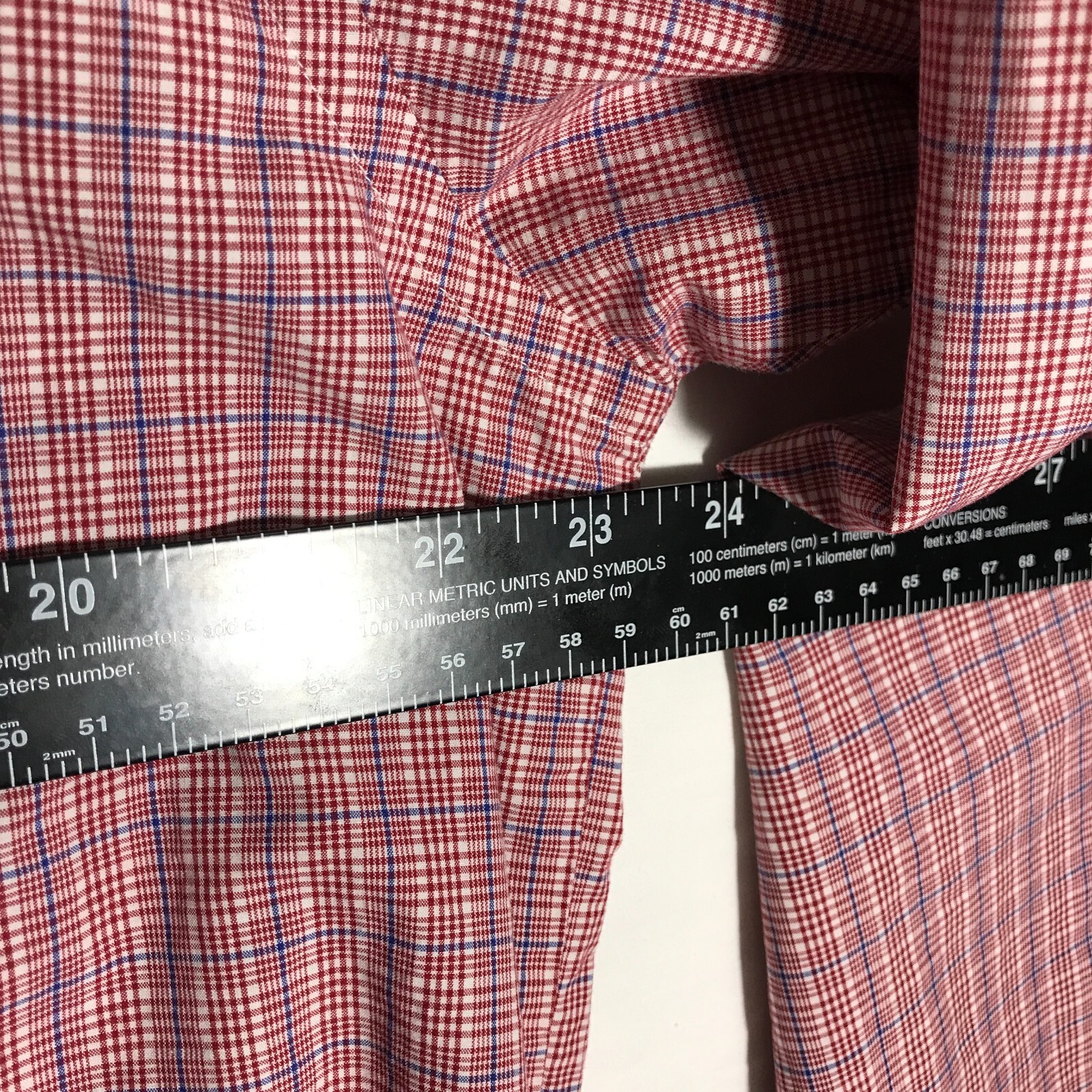 Pendleton Red Blue white square button down  Shir… - image 6