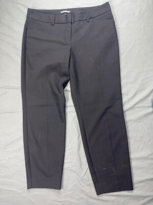 Express Editor Straight Crop Career Dress Pants, Trousers