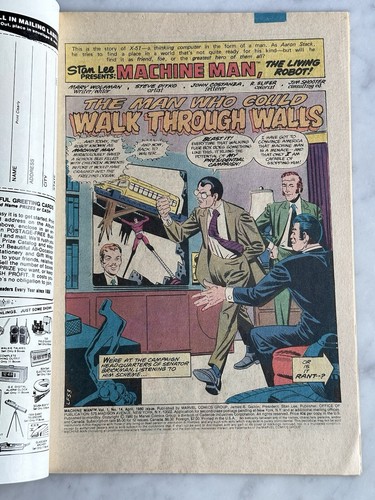 Machine Man #14 VF 8.0 - Buy 3 for FREE Shipping! (Marvel, 1980) - Afbeelding 2 van 9