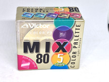 VICTOR COLOR PALETTE MIX  MD 80 5PACK Blank MINI DISC Sealed NOS 