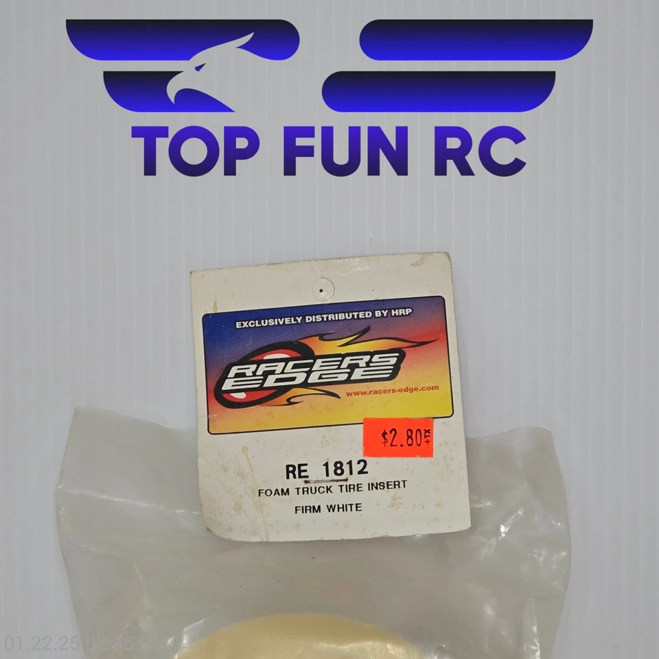 Racers Edge RE1812 Foam Truck Tire Insert “Firm White” For 1/10th Scale - Image 3 of 3