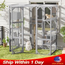 Window Cat Catio Outdoor Cat Enclosure Large Catio for Multiple Indoor Cats Outd