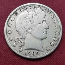 1908 O Barber Half Dollar 50c Better Grade #45837