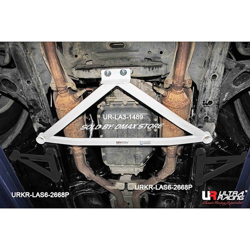 FOR SUBARU OUTBACK 2.5 BR9 2009 ULTRA RACING 3 POINTS FRONT LOWER SUBFRAME BRACE - Picture 4 of 11