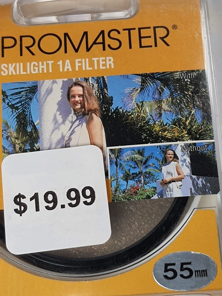 Promaster 55mm Skylight 1A Glass Lens Filter Japan 55 mm E55 E-55 Sky1A Sky-1A - Image 2 of 4