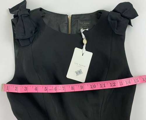 NewTed Baker London Molyka Gem Gardens Bow DressTed's Size 0 - Picture 7 of 10