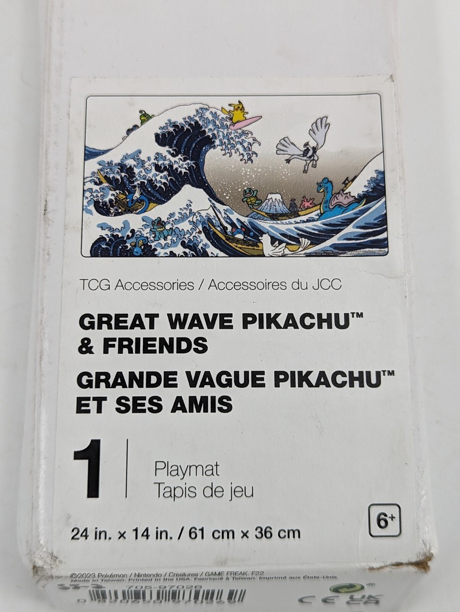Pokemon Center Great Wave Pikachu And Friends Playmat 24 Pokemon Center Great Wave Pikachu And Friends Playmat 24