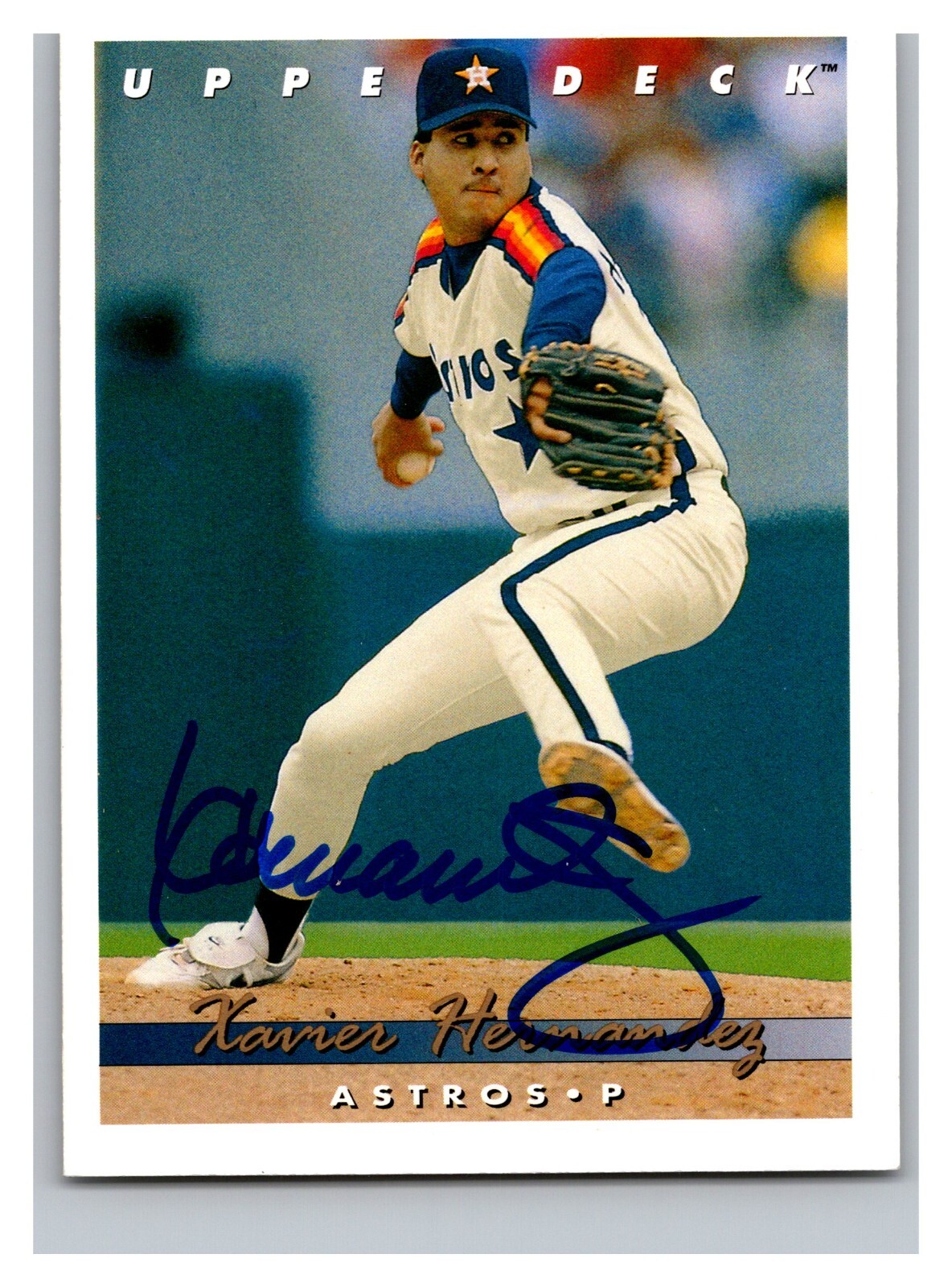 1993 Upper Deck Xavier Hernandez #319 Signed Auto Autograph