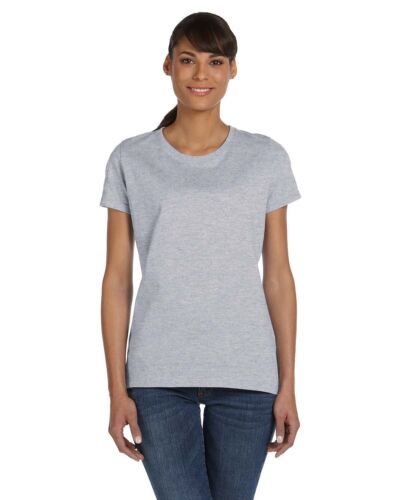 2 Pack Of Fruit of the Loom L3930R Ladies HD Cotton Short Sleeves Top T Shirt
