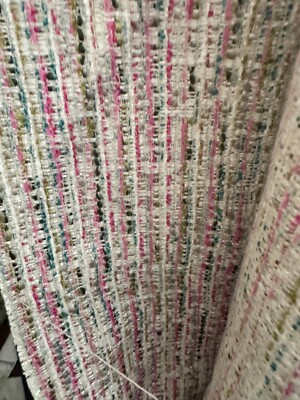 Pink Tweedy Fabric 1.5 yards