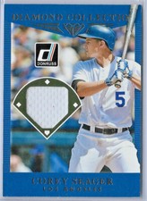 Corey Seager, Los Angeles Dodgers — 2017 Donruss Diamond Collection Memorabilia