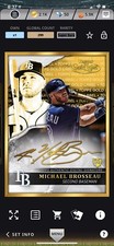 Topps BUNT [Digital] 2020 Michael Brosseau Gold Label Super Rare Signature card