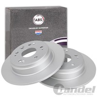 2X A.B.S. Bremsscheiben 281Mm Hinten Passend FüR Honda CR-V Crossroad