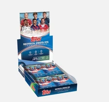 2025-26 Topps UEFA Club Competitions - Hobby Box Sealed - Presale