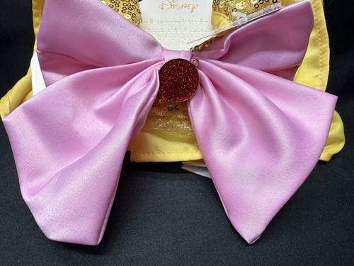 Disney Princesa Bella La Bella y la Bestia Lentejuelas Premium Collar para Mascotas Talla L Nuevo con Etiquetas - Imagen 3 de 11