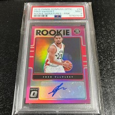 NBA Card Fred Vanvleet Rookie Autographed 25 Limited