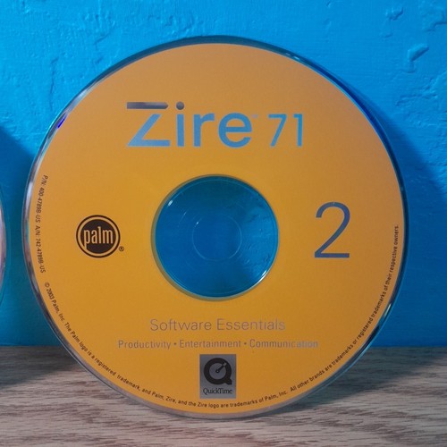 PALM ZIRE 71 DESKTOP SOFTWARE FOR WIN/MAC DISC 1 AND 2 - 第 3/4 張圖片