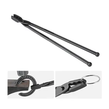 Blacksmith Tongs, 18” Wolf Jaw Tongs, Carbon Steel Forge Tongs
