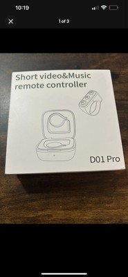 Adzerd Short Video Music Remote Controller D01 PRO Tiktok iphone Android Black