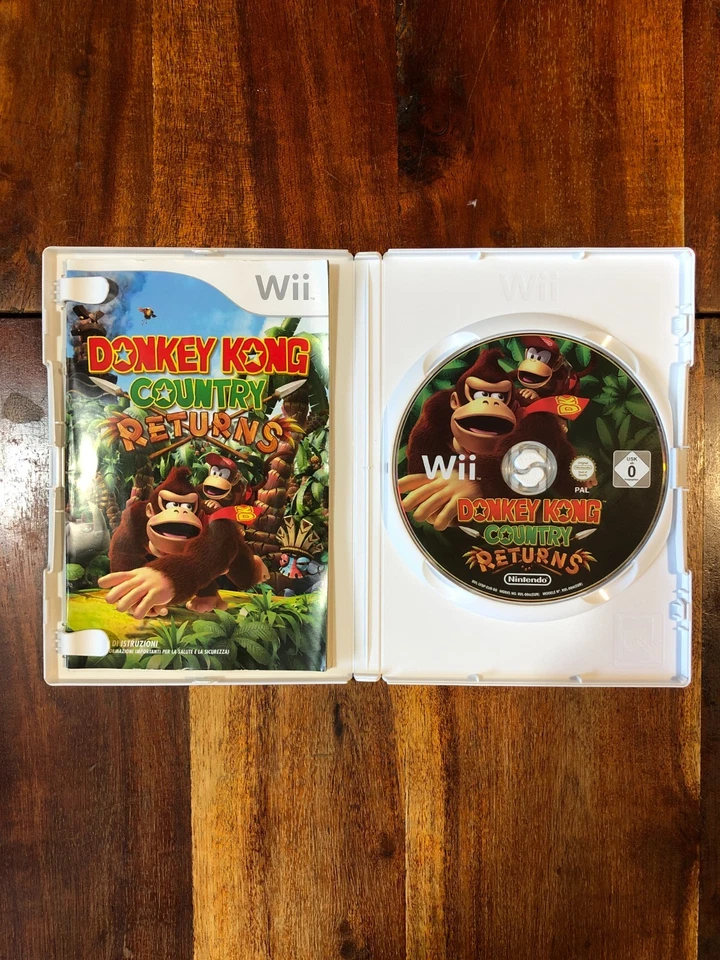 NINTENDO WII- DONKEY KONG COUNTRY RETURNS - TESTATO CON LIBRETTO - PAL ITA, foto 2 di 5