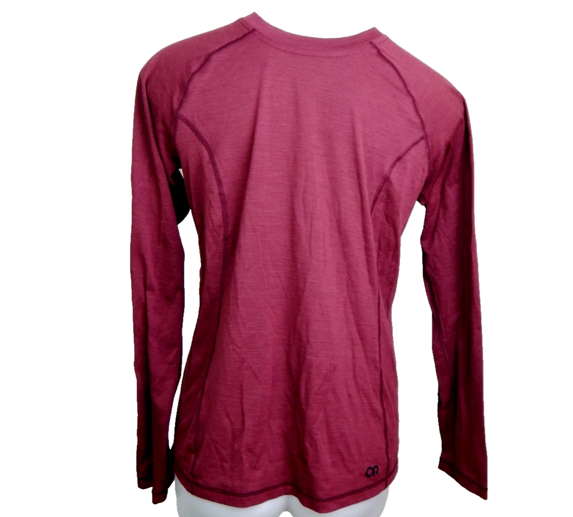 Outdoor Research Women's Medium Shirt Alpine Onset Crew Wool Blend Base Layer