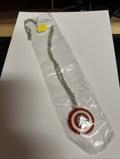 Captain America Inspired Enamel Shield Necklace Unopened