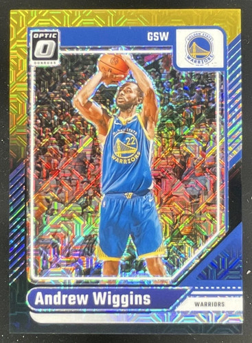 2024-25 Panini Donruss Optic Choice Black Gold Prizm #195 Andrew Wiggins /8