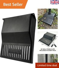 Innovative Black Plastic Drain Covers - Anti-Clogging Leaf Guards for Outdoors