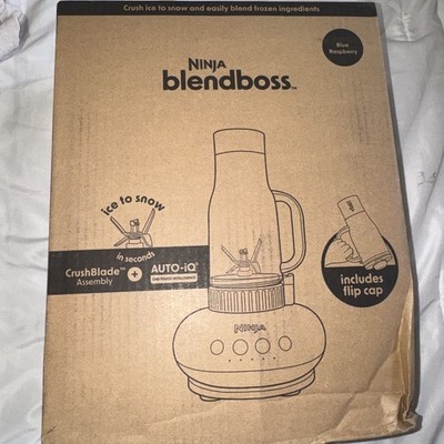 Ninja BlendBOSS | Personal Smoothie Blender and Tumbler | Blue Raspberry