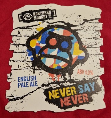 NORTHERN MONKEY BREW CO SAG NIE BIERPUMPE GRIFF CLIP ABZEICHEN JAMES BOND