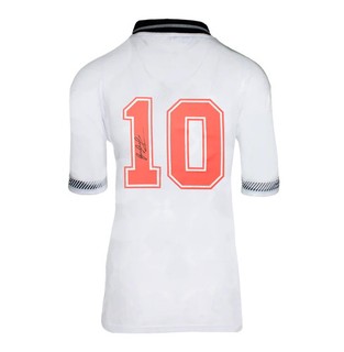 Gary Lineker Back Signed England 1990 Home Shirt COA
