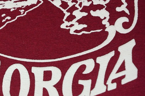 Vintage 1990s Helen Georgia puff print souvenir shirt tagged large city USA - Picture 10 of 15