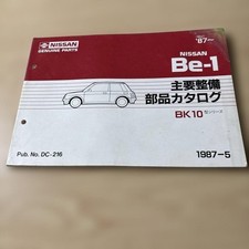Nissan Be-1 1987 BK10 Parts Catalog Used Auto Repair Manual