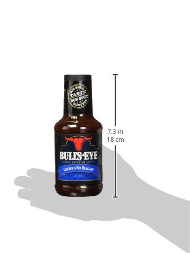 BULL'S-EYE Chicken & Rib Renegade BBQ Sauce, 425ml/14oz. {Importiert aus Kanada} - Bild 5 von 5