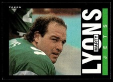 1985 Topps Marty Lyons New York Jets #343