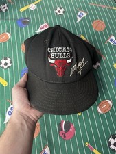 Vintage AJD Chicago Bulls Michael Jordan SnapBack Hat Cap - Made In USA