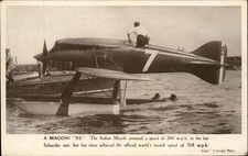 A MACCHI 52 Racing Plane PIONEER AVIATION Vintage RPPC