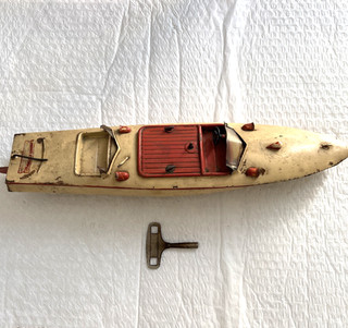 Hornby Meccano Speedboat Racer 111 No.3 Restoration Project with Key