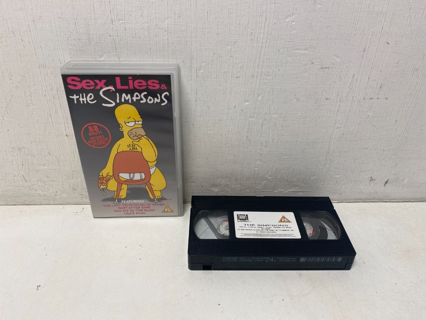 Sex, Lies & The Simpsons VHS Tape
