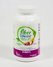 Fiber Choice ORIGINAL Prebiotic Fiber 90 chewable SUGAR FREE tablets 01/2026