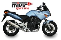 SchalldäMpfer Mivv Oval Classic Edelstahl Honda CBF600